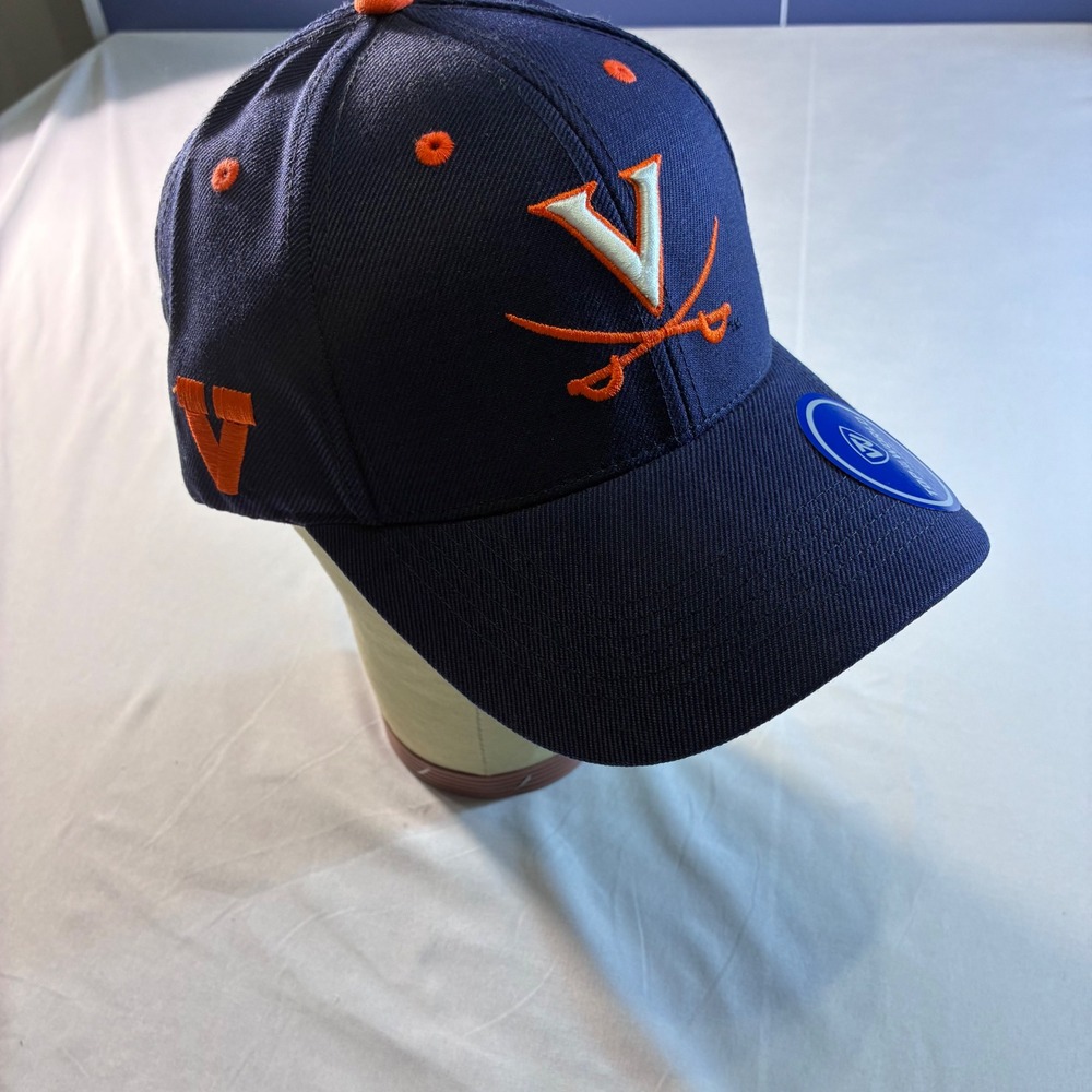 Top of the World Virginia Cavaliers UVA Wahoos Hat Navy Blue Adjustable Cap